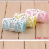 刘海卷发夹发卷字母塑料卷发筒卷发工具卷发器小号 小号3只