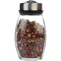 调料瓶套装调味罐厨房家用创意旋转调料盒玻璃烧烤佐料盒调味瓶罐 调料瓶 1 只