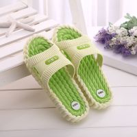韩版拖鞋女夏室内居家居洗澡浴室防滑家用情侣凉拖男 果绿(单双) 38/39