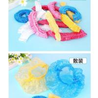 加厚一次性浴帽女防水防尘套成人头套头帽洗头帽焗油染发厨房头罩 100个白色