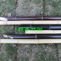 篱笆栅栏竹子配件立柱铁角捆绑皮线 白竹 竹竿50公分长搭配30高度篱笆/5根