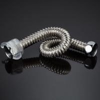 潜水艇304不锈钢波纹管4分热水器出水管软管冷热进水管防爆耐高温 单根E20(20CM)