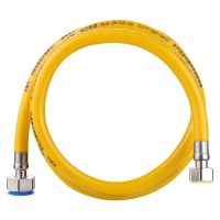 一头4分一头6分燃气管天然气304不锈钢波纹硬管壁挂炉金属煤气管 一头4分 一头6分 定制专用