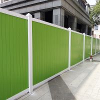 上海pvc围挡施工挡板建筑工地彩钢瓦护栏市政工程泡沫夹心板围挡