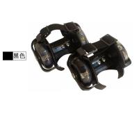 闪光风火轮鞋儿童暴走溜冰鞋漂移平衡两轮滑板鞋脚踩滑轮星空轮 黑色