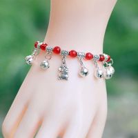 12生肖铃铛手链铃铛脚链时尚复古民族风cosplay配饰搭配百搭饰品 手-鼠(尺寸:15cm+5cm延长)