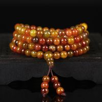 天然108颗佛珠手串手链龙纹多圈手链男女情侣款多规格饰品首饰 6毫米/108颗手围14厘米以下