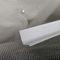 鱼缸包边条DIY乌龟缸直角玻璃保护封边条防撞水族箱边框促销材料 1厘米 白色 1米1条