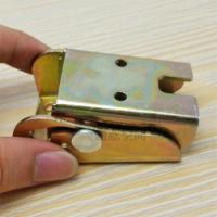 90度对折多功能家具带锁合页铰链折叠沙发床腿收纳收缩餐桌脚配件 90度带按彩色铰链[1个]