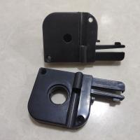 隐形纱窗配件上下拉挂钩款卷筒式一套齐全白色黑色带弹簧 黑色 侧打钉大盖