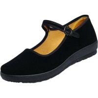 老北京布鞋工作鞋广场舞鞋软底防滑耐磨妈妈鞋 [一双装]黑一带 34