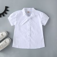 女童半身裙儿童短裙洋气亲子百褶裙学校风格子裙小女孩中大童裙子 蝴蝶结款----短袖 110码