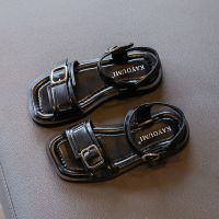 女童凉鞋2021年夏季新款时尚软底小女孩鞋儿童公主鞋透气中大童鞋 黑色 27 内长17Cm