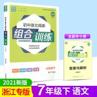 通城学典初中语文英语阅读组合训练七八九年级上册下册浙江专版 七年级下册 英语基础知识组合训练