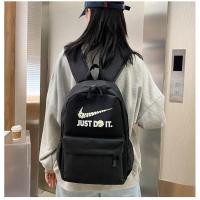 2021新款书包女ins双肩包韩版潮流背包男高中初中学生大容量书包 [雏菊联名]黑色
