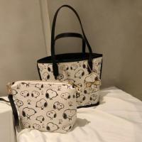 南风史努比联名款哥本哈根手提托特包包女2021新款斜跨包加手提包 大包加小包没有挂件