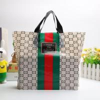 方格磨砂V塑料袋男女童装购物袋服装店手提袋手拎包装袋加印店名 红酷奇10个 小号:宽35*高25*底9cm