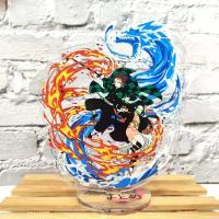 鬼灭之刃周边灶门炭治郎祢豆子蝴蝶忍富冈义勇我妻善逸亚克力立牌 炭治郎祢豆子 [单拍]