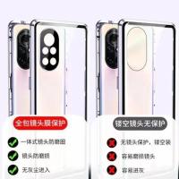 华为nova8手机壳全包镜头nova8Pro金属万磁王新款双面玻璃磁吸壳 双面全包+镜头没保护[紫色] 华为Nova8