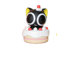 罗小黑一弹趴盖系列盲盒可爱公仔动漫周边模型摆件单只盲盒 单个盲盒[随机发不指定拆盒不退不换]