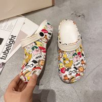 洞洞鞋女夏季防滑卡通可爱时尚外穿包头沙滩鞋女式护士凉鞋潮莎丞