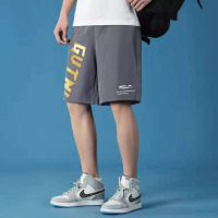 男士短裤夏季宽松运动休闲五分裤中裤子薄款大裤衩沙滩裤潮流大码沙丞