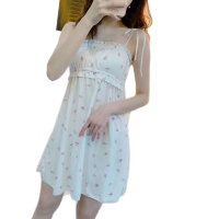 碎花睡裙吊带睡衣连衣裙夏新款ins风可爱少女软妹家居服可外穿 莎丞