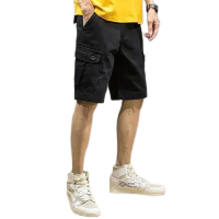 军绿色休闲短裤男潮夏季外穿工装五分裤宽松大码中裤5分莎丞