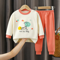 儿童内衣套装德绒秋衣秋裤男女童保暖衣中大童秋冬睡衣宝宝家居服 莎丞