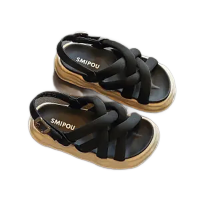 儿童凉鞋2022夏季新款编织女童鞋子时尚百搭网红男童软底沙滩鞋 莎丞