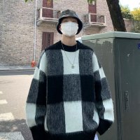 针织衫文艺毛衣日系时尚都市慵懒气质百搭原宿简约新款男潮流莎丞