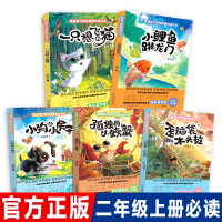小鲤鱼跳龙门二年级上注音版 全套5册正版孤独的小螃蟹一只想飞的猫陈伯吹小狗的小房子书歪脑袋木头桩人教版必读课外书快乐读书