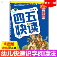 四五快读全套第五册 儿童拼音拼读训练卡片识字大王早教书籍学前班幼小衔接幼儿园教材3-4-5-6岁宝宝入学准备启蒙认字基础