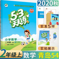 2020秋季53天天练二年级数学上册五四制青岛版QD小学五三天天练2年级数学课时同步练习册一课一练小学教材同步辅导资料五