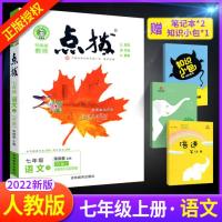 2022新版点拨七年级上册语文人教版RJ部编版荣德基初中初一语文点拨教材 教材7年级语文上册完全解读教辅资料书