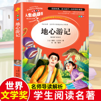 地心游记正版少儿版儒勒凡尔纳著小学生三年级四年级五六年级课外书籍山东美术出版社青少年无障碍阅读名著世界经典儿童文学奖