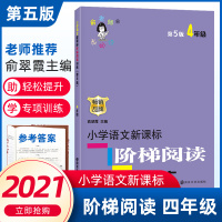 小学语文阶梯阅读训练四年级第五版上册下册俞老师同步训练强化练习册题寒假课外阅读书籍一本黑马阅读理解专项训练书辅导
