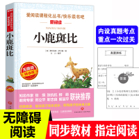 天地出版社小鹿斑比正版书小学生课外阅读书籍4-6年级三四五六儿童文学书籍6-12-15岁非注音老师推荐必读统编语文小鹿班