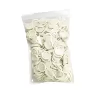 美容院专用一次性指套纹绣美甲加厚防滑卷白色手指套指套 100g