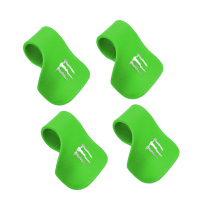 摩托车定速助力器电瓶车省力把手长途摩旅改装省力器 绿色油门卡子4个