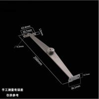 不锈钢柜门家具橱柜床头柜二节支撑杆上下翻门板活动折叠拉杆 常规款/一平一折 小号1付=2支价