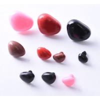 公仔泰迪熊鼻子DIY配件 儿童手工DIY三角鼻子混色100个一包 黑色 7*9MM