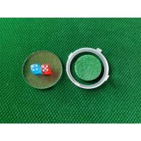 全自动麻将机配件甩子垫片操作盘玻璃镜片骰子盘色子盘卡圈扣 58玻璃片+4脚卡圈+色子+垫片