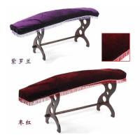 金丝绒古筝罩防尘罩防尘套盖布古筝琴披163mm通用筝罩 紫罗兰 浅紫流苏(165*40*8CM)
