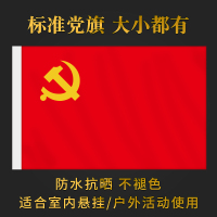 中国共产党户外防水室内悬挂四号二号五号宣誓活动大三号会场 五号(64*96cm)