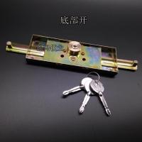 卷闸门锁 防盗锁十字锁芯卷帘门锁 卷闸门锁装中间锁装底部锁 十字钥匙纯铜锁芯底部门开