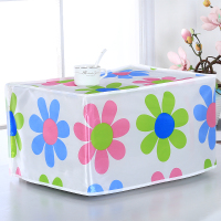 微波炉防尘罩格兰仕美的等通用防水防油环保微波炉烤箱防尘罩 太阳花 全包48*38*28