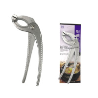 韩国石锅夹子铁板夹砂锅夹铁锅夹子煲仔钳子防烫披萨烤盘夹子 [高品质石锅夹]