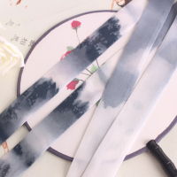 [一夕月]古风汉服发带发饰 古装头饰头绳复古配饰饰品日常薄款 灰色