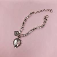 一件欧美复古耶稣十字架圣母玛利亚项链哥特风锁骨链简约百搭 别针款项链